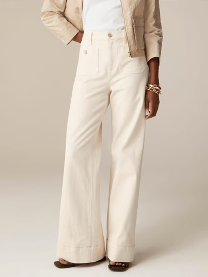 Women's European And American High Waist Straight Wide Leg Jeans