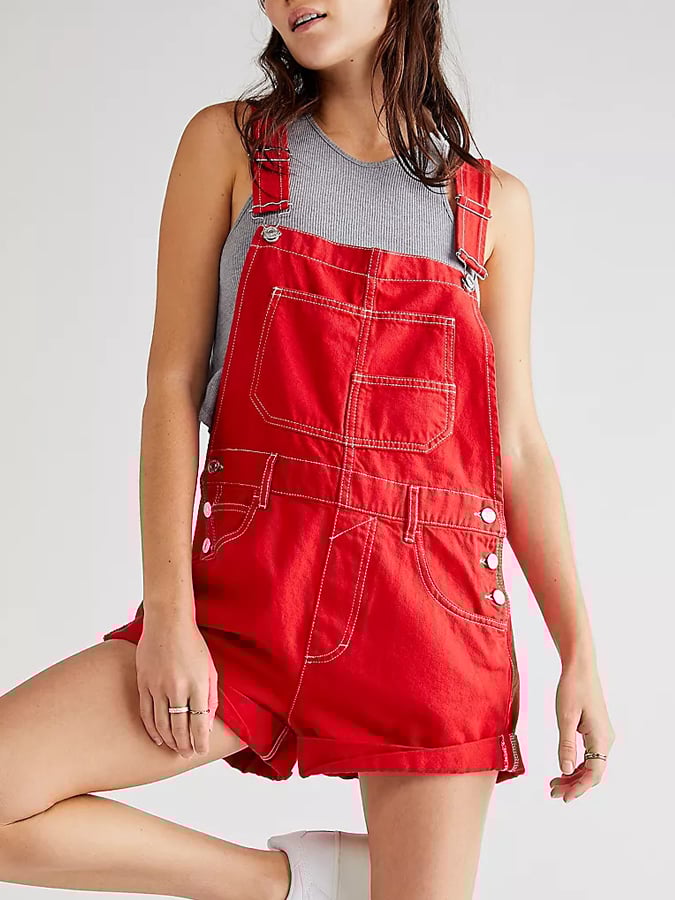 Women's Casual Loose Multi-Pocket Denim Jumpsuit