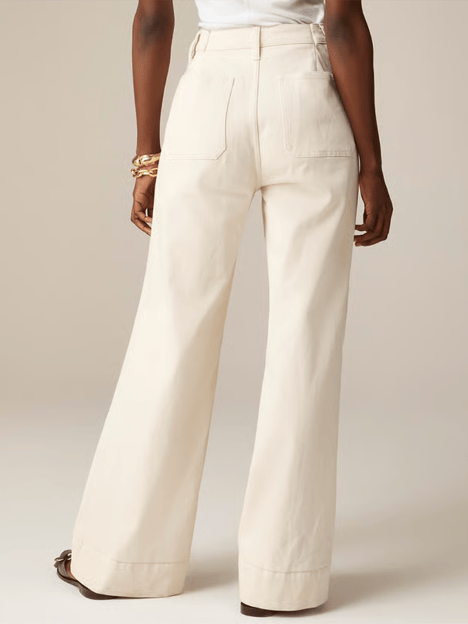Women's European And American High Waist Straight Wide Leg Jeans