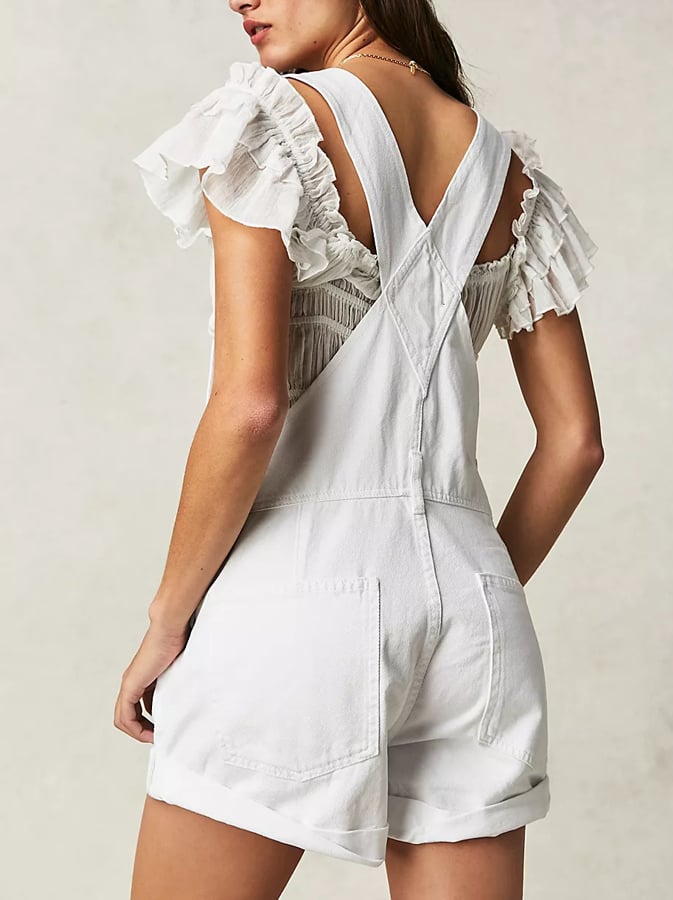 Women's Casual Loose Multi-Pocket Denim Jumpsuit