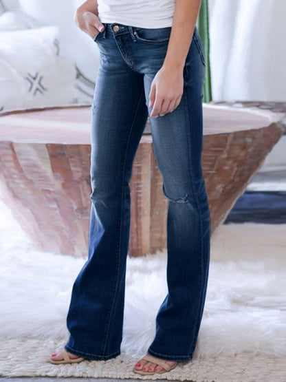 Stylish Casual Slim Ripped Jeans